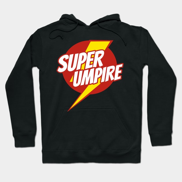 Super Umpire - Funny Referee Superhero - Lightning Edition Hoodie by isstgeschichte